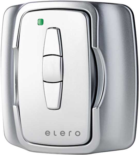 Elero Funk Hand + Wandsender 1 Kanal Solo Tel 2 silber 28 640.0006