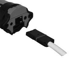 Steckbare Motorleitung, Kabel 4-adrig, PVC, weiß in den Längen 5 oder 10 m nur für SP2/.. und SEL2/.. Motoren.