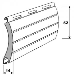 Lamelle PA52 im Zuschnitt